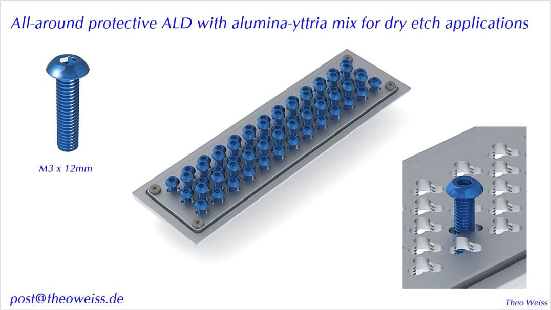All-around protective ALD with dense alumina-yttria mix for dry etch applications